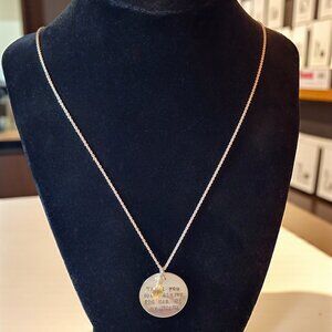 925 Silver Necklace – “Man of My Dreams” Pendant